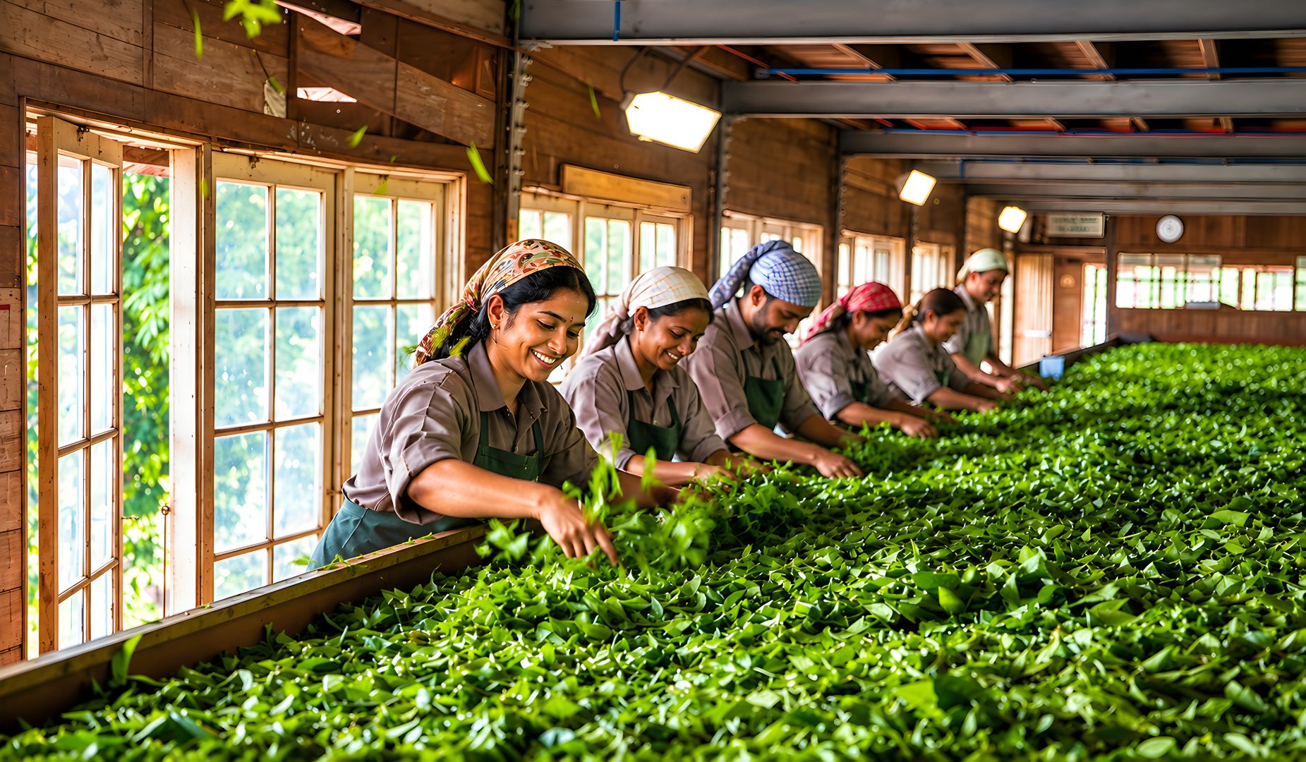 Tea plantation & factory + tea tasting