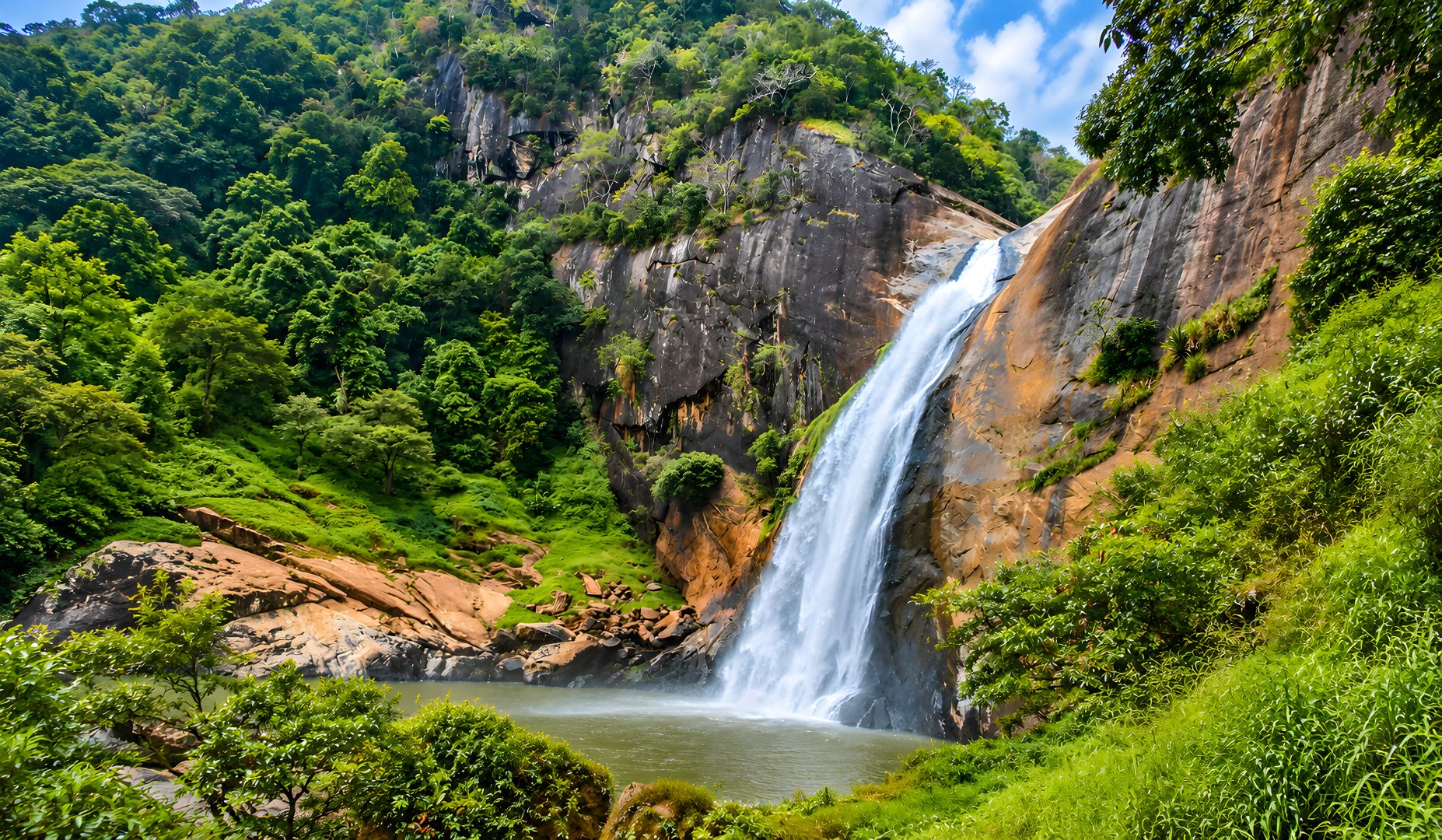 Waterfall viewpoint