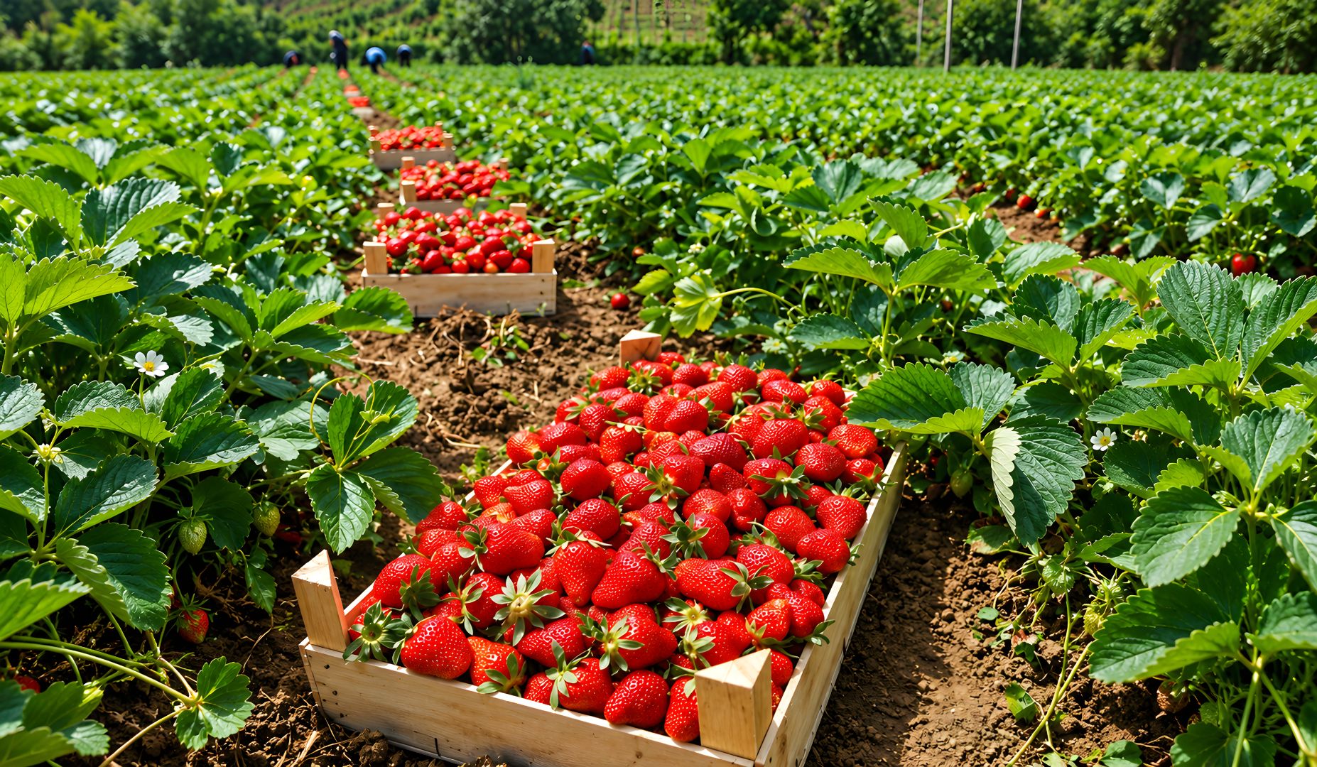 Strawberry farm