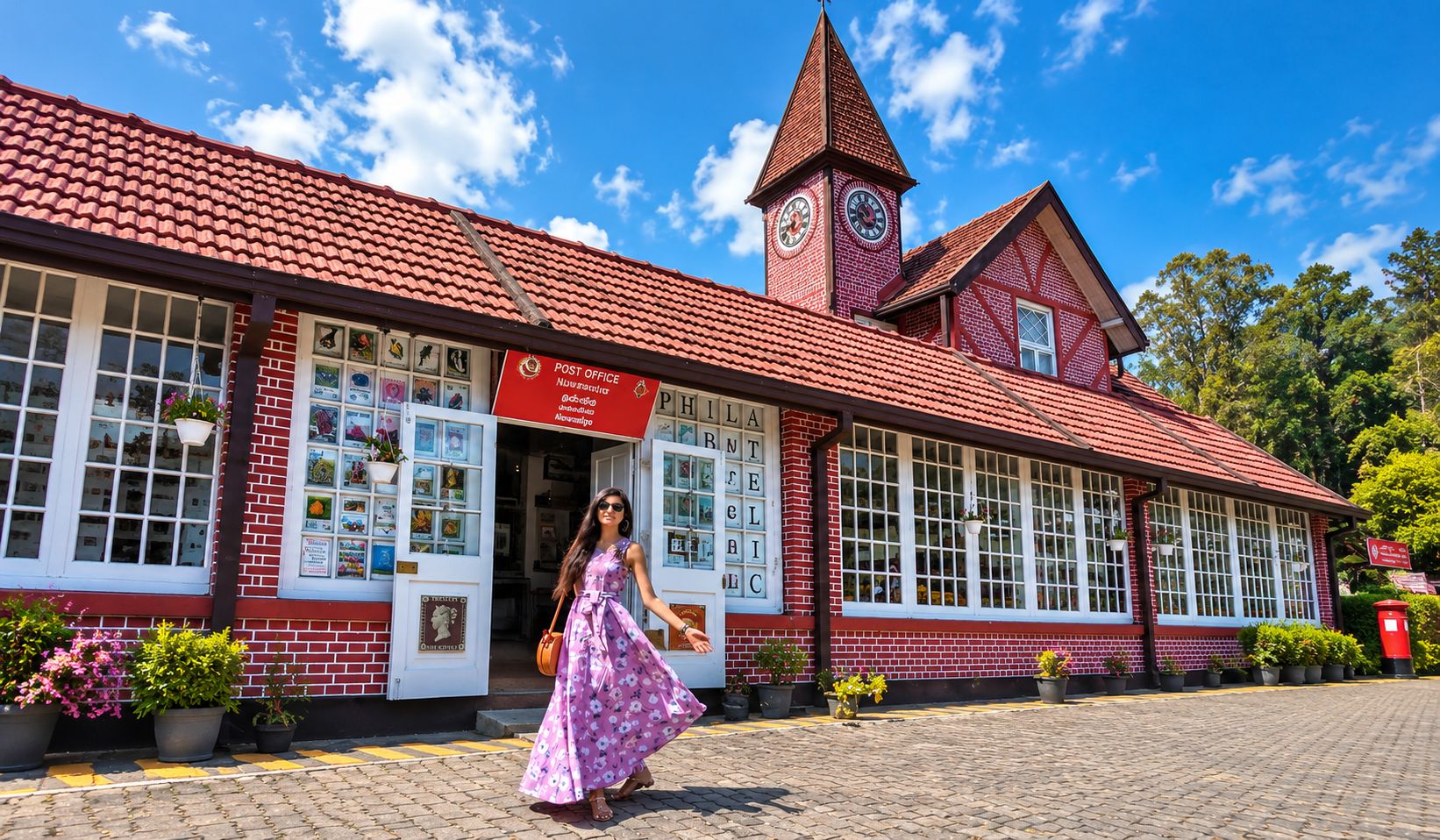 Pink Post Office photo stop