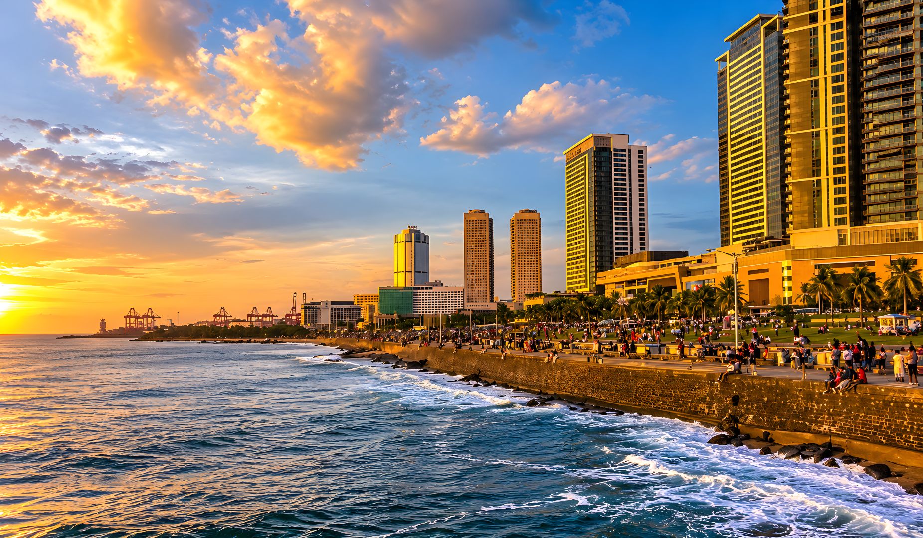 Galle Face Green – sunset experience