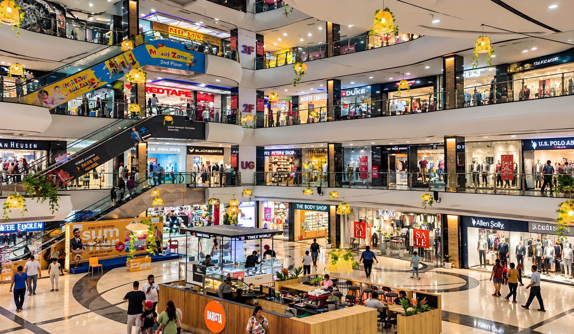 Colombo malls depending on preference