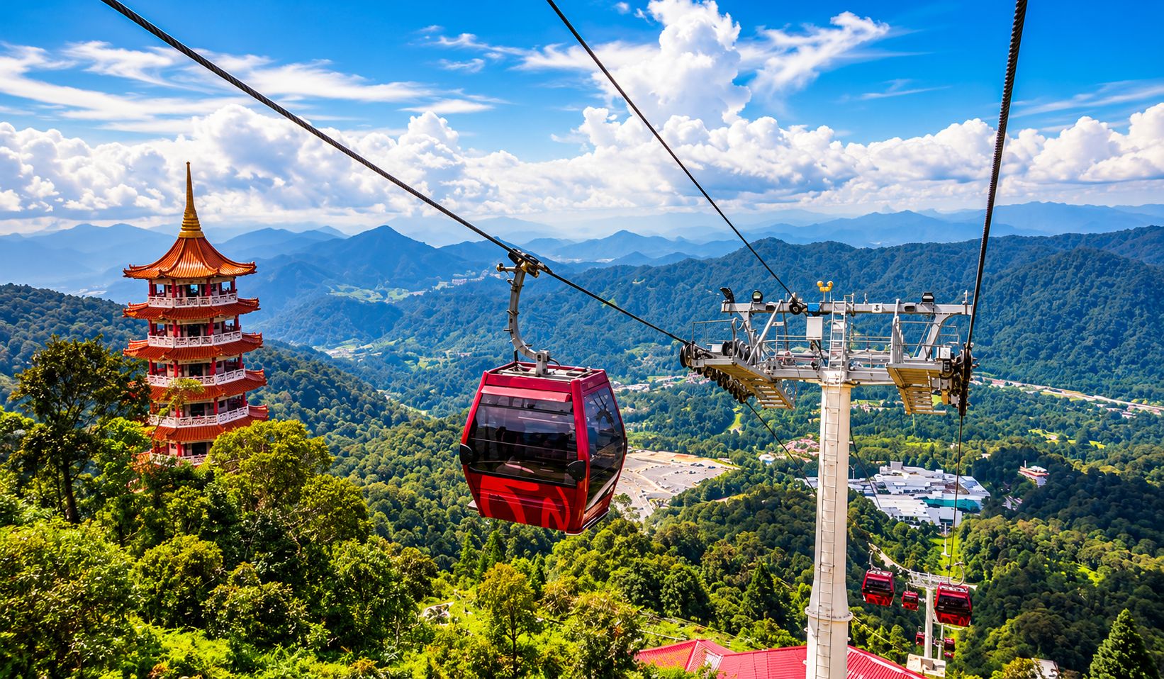 Cable Car ride to Genting Highlands