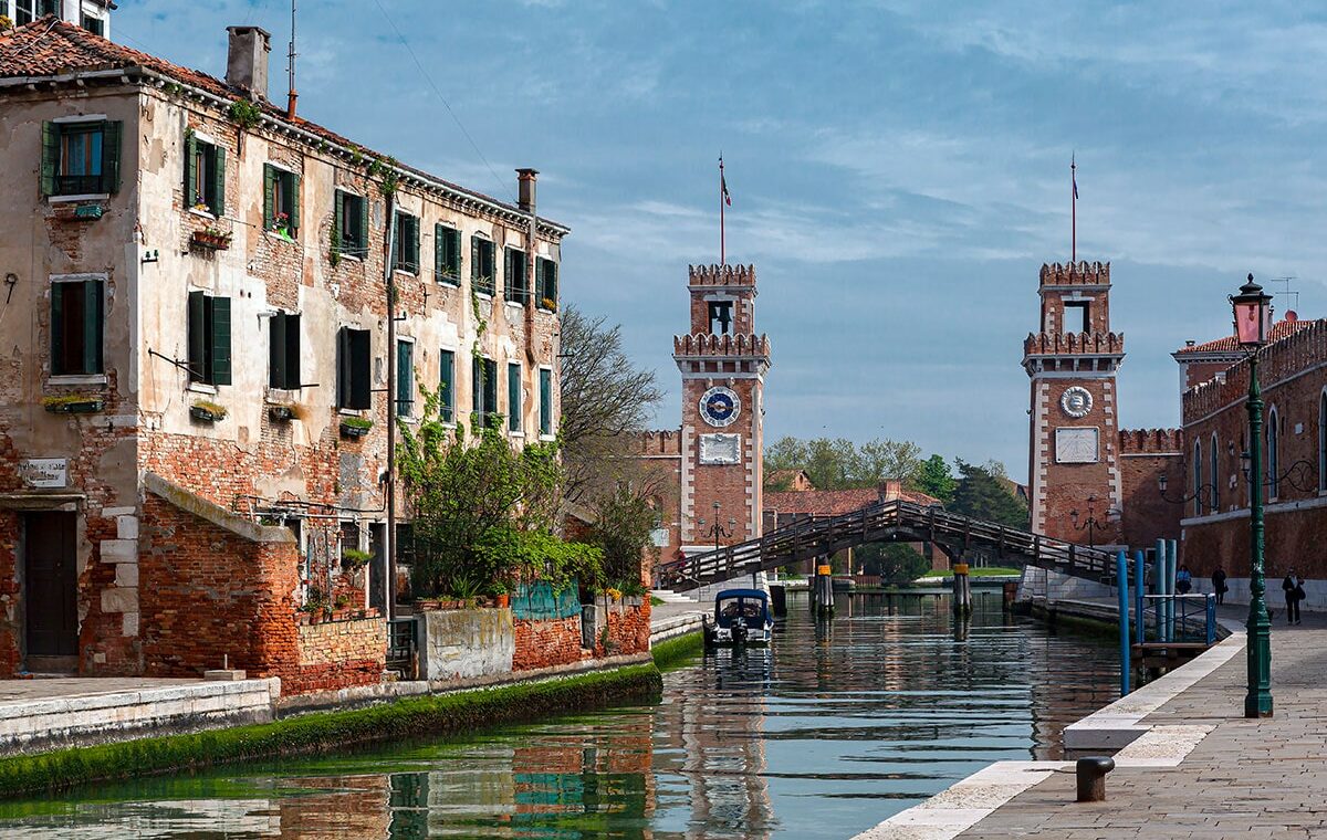 Traveller visiting ice cave with amazing eye-catching scenes